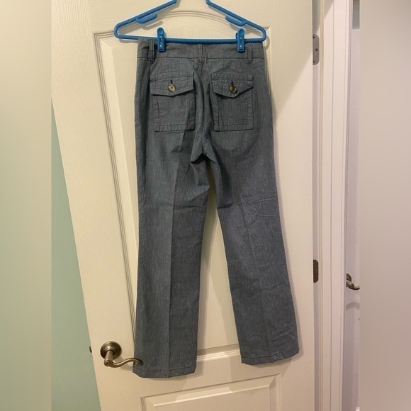 Marc By Marc Jacobs Blue Linen Blend Womens Pants - Picture 3 of 5